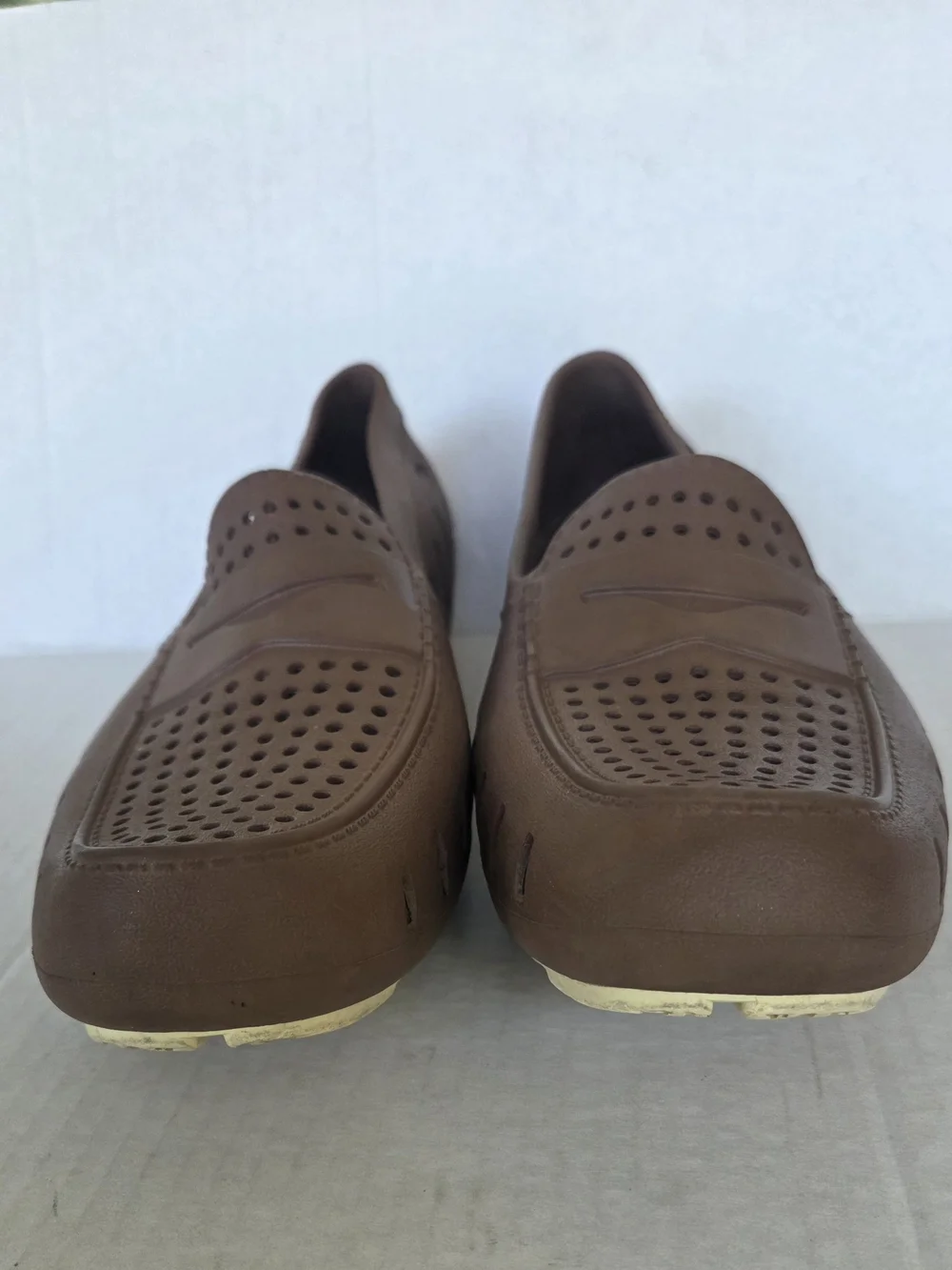 Floafers Country Club Driver Size 10 Brown Men's Slip On Water Boating Loafers